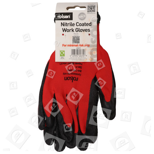 Gants De Travail Enduits De Latex (Large) Rolson