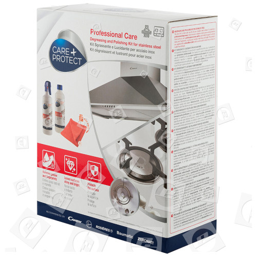 Kit De Polissage Et De Dégraissage Pour Acier Inoxydable Care+Protect