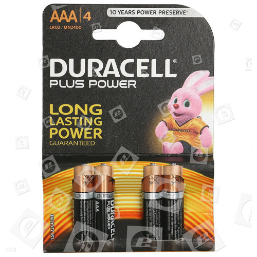 Pilas AAA (Pack De 4) Duracell