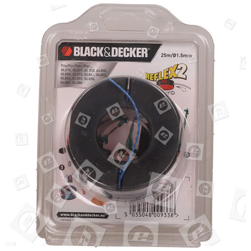 Black & Decker 25m Reflex® Plus Rasentrimmer-Faden