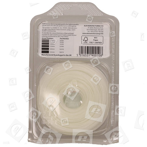 Grass Trimmer SL001 Trimmer Line 1.3mm - 30m