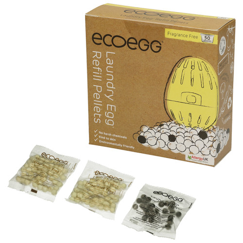Ecoegg Ecoegg Washing Machine Fragrance Free Laundry Egg Refill Pellets - 50 Washes