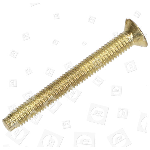 38mm Brass Plated Screws (Pack Of 4) Wellco