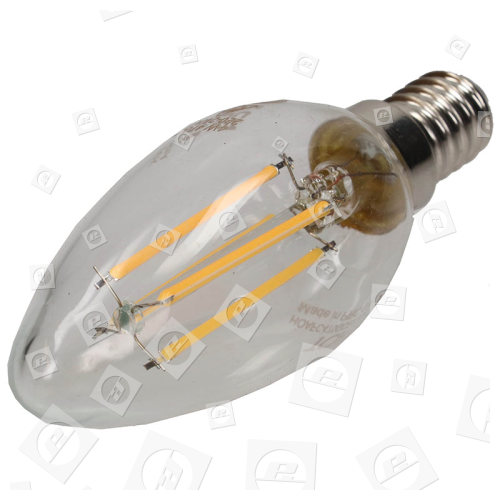 Bombilla Vela De Filamento LED No Atenuable - Blanco Cálido - Equivalente 40W - 4W SES/E14 TCP