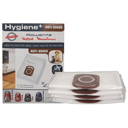 Tefal Box Of 4 Anti-odour Bag Hygiene +