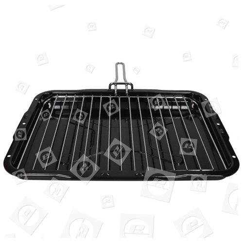 Beko Kompatible Universal Backofen-Grillpfanne Kpl. - 387x300x40mm