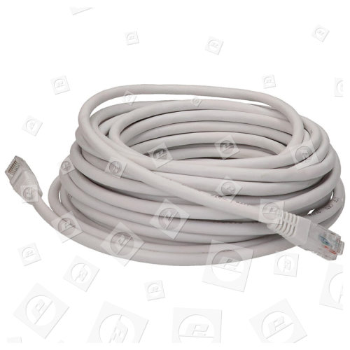 CAT6 RJ45 Patchkabel: Weiß: 10m