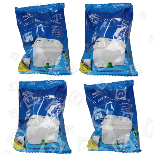 Cartucho De Filtro De Agua De Jarra - Pack De 4 - Compatible Brita Maxtra Balay