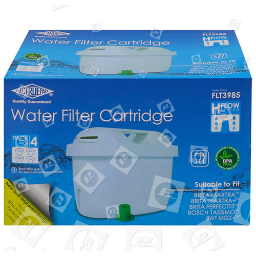 Cartuccia Filtro Dell'acqua Del Frigorifero - Compatibile Con Brita Maxtra - Confezione Da 4 Bosch