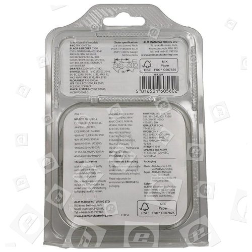 Chainsaw CH056 40cm 16" 56 Drive Link Chainsaw Chain