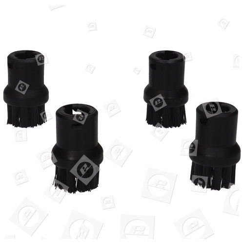 Karcher Kompatible Kleine Kärcher Dampfreiniger-Nylon-Rundbürsten (4er Pack)