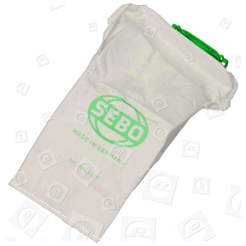 6629ER Sacs Aspirateur En Fibres Non-tissées (Boîte De 8) Sebo