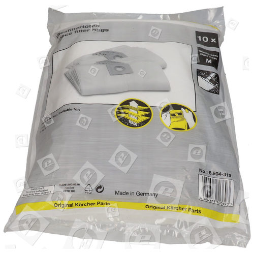 Bolsa De Filtro De Aspiradora - Pack De 10 T10/1 Professional Karcher