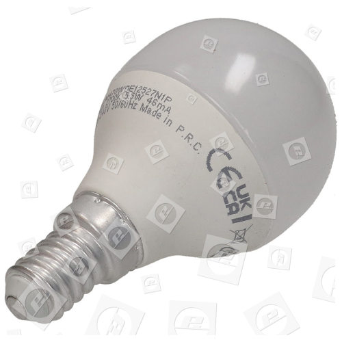 Bombilla LED Esférica No Atenuable - Blanco Cálido - Equivalente 40W - 5.1W SES/E14 TCP