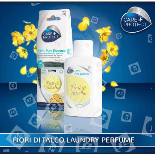 100% Pura Essenza Concentrata Profumo Di Fiori Di Talco Care+Protect