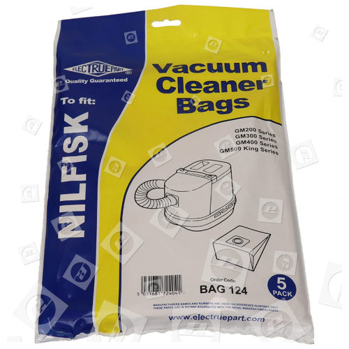 Sacs Aspirateur Gm (Paquet De 5) - BAG124 -