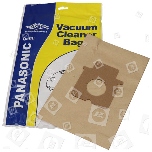 Electruepart BAG261 Compatible Panasonic C20E Vacuum Dust Bags - Pack Of 5