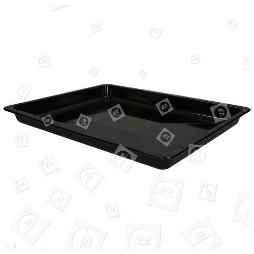 Bandeja Esmaltada De Grill - Negro - 462X372mm X 37mm De Profundidad - Cookshop Beko