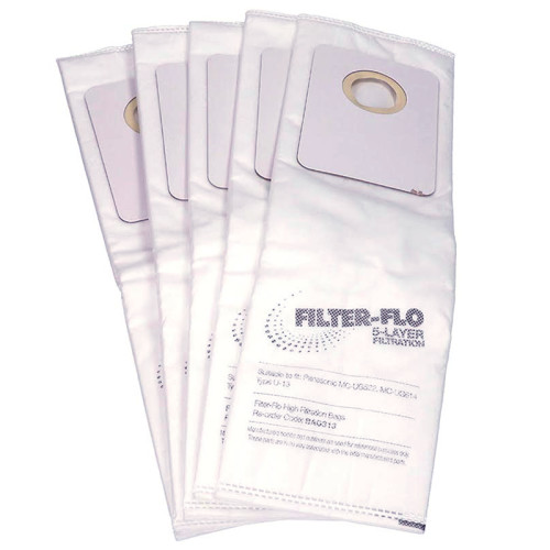 Panasonic Compatible U-13 Synthetic Vacuum Dust Bags - Pack Of 5