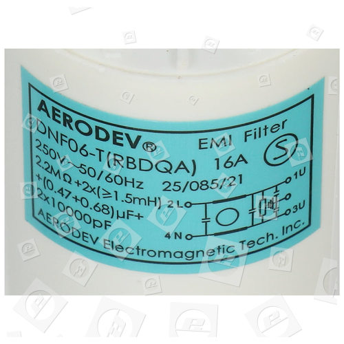 Filtre Antiparasite De Lave-Vaisselle : Aerodev DNF06-T(RBDQA) Beko