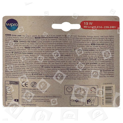 Wpro 15W SES(E14) Lamp