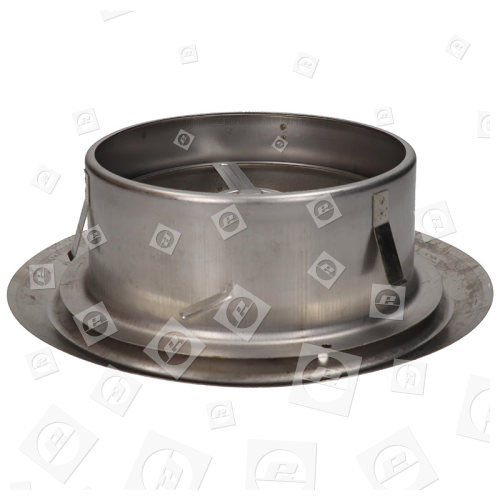 Bouche D'Aération Plafonnier Et Clapet D'Alimentation 150mm - Inox