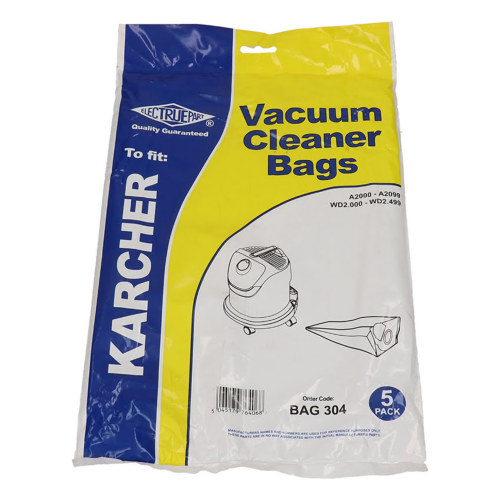 Karcher BAG304 Vacuum Dust Bags (Type 20) - Pack Of 5