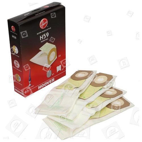 Hoover AS70 AS10011 H59 Staubsauger-Papierbeutel (5er Packung)