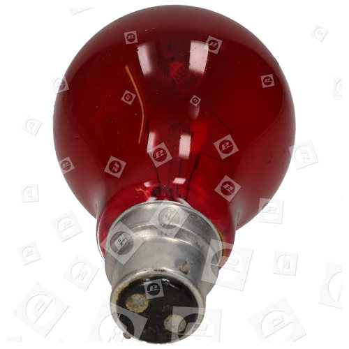 Bombilla Roja 60W BC (B22D) GLS Wellco