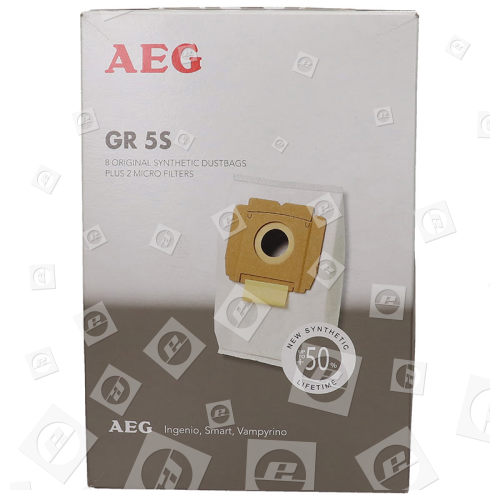 Electrolux Group Grobe 5S Vacuum Cleaner Synthetic Dust Bags And Filter Set
