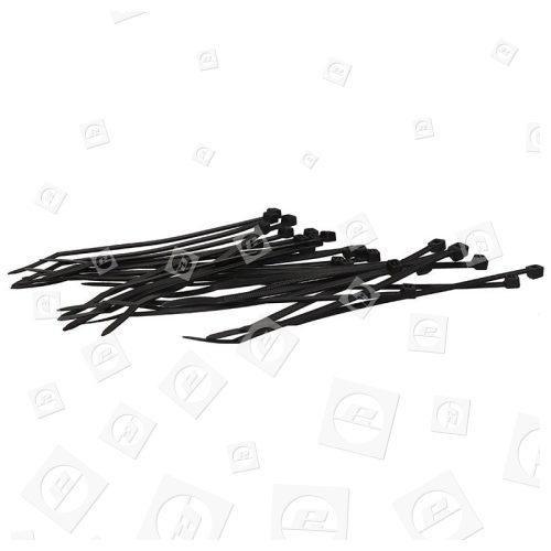 Pack Of 25 140mm Cable Ties - Black Wellco