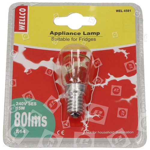 Ampoule De Réfrigérateur 15W E14 (Ses) 240V Wellco