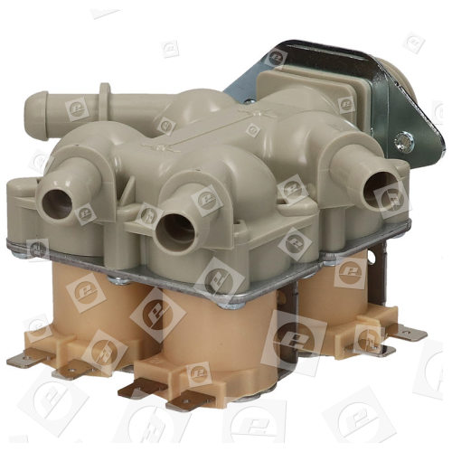 Goldstar Washing Machine Quadruple Solenoid Inlet Valve Assembly : 180Deg. Tag Fit