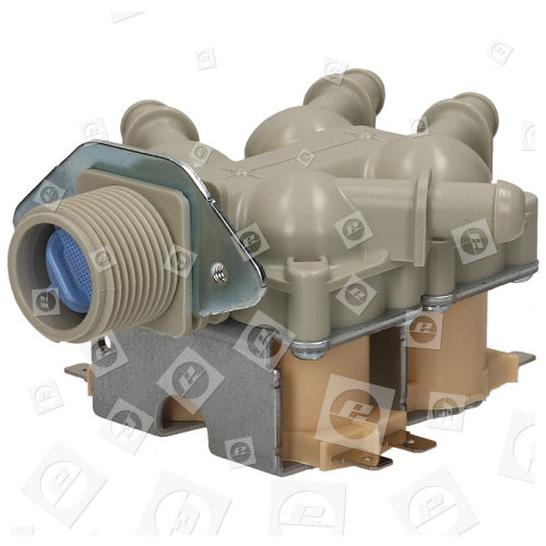 Goldstar Washing Machine Quadruple Solenoid Inlet Valve Assembly : 180Deg. Tag Fit