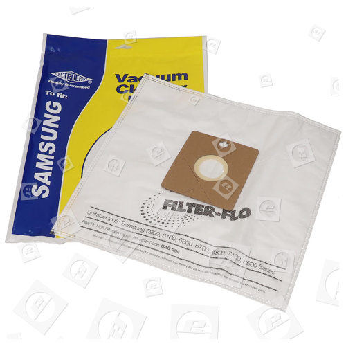 Carrefour Home VC Filter-Flo Synthetische Staubsaugerbeutel (5er-Packung) - BAG284