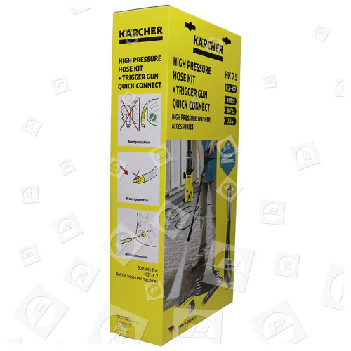 Tuyau Flexible 7,5M Avec Pistolet Pour Nettoyeur Haute Pression Karcher