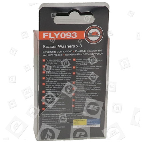 Spacer Washers - FLY093 Flymo