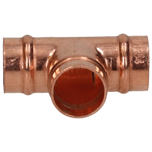 15mm Copper Equal Tee Solder Ring