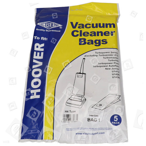 Hoover H4 Staubsaugerbeutel (5er Packung) - BAG1