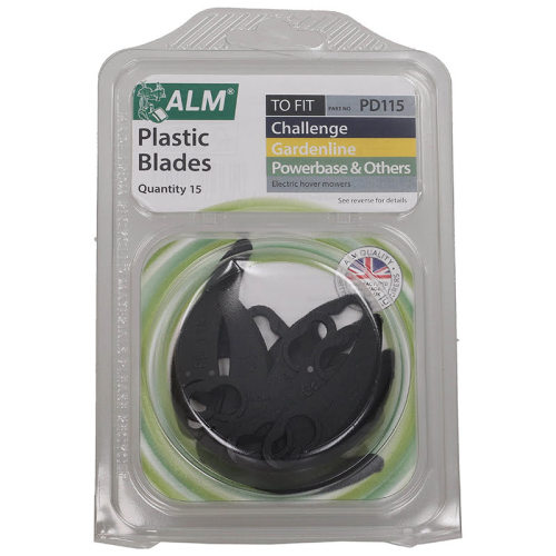 ALM Lawnmower PD115 Plastic Blade - Pack Of 15