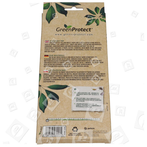 Trampa Amarilla De Insectos - Pack De 5 Green Protect