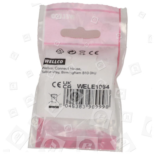 Wellco 4mm Runde Kabel-Nagelschellen - Weiß (20er Packung)