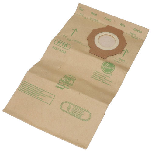 Hoover H16 Vacuum Cleaner Paper Bags - Pack Of 5