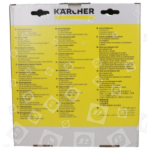 Karcher K750MX K2-K7 Hochdruckreiniger-Rohrreinigungsset - 15m