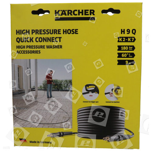 Karcher K720M K2-K7 Hochdruckreiniger-Hochdruckschlauch Quick Connect (9m)