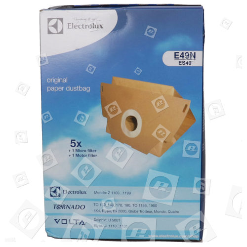 Electrolux E49N Papierbeutel (5er Pack)