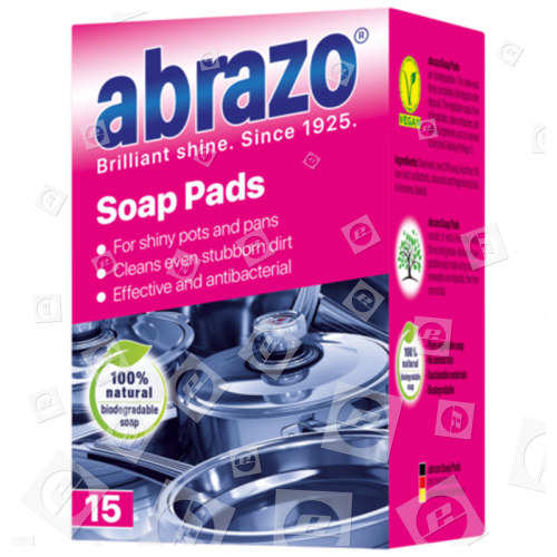 Biodegradable Grease & Grime Soap Cleaning Pads - Pack Of 15 Abrazo