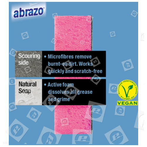 Biodegradable Oven Cleaner Sponges - Pack Of 2 Abrazo