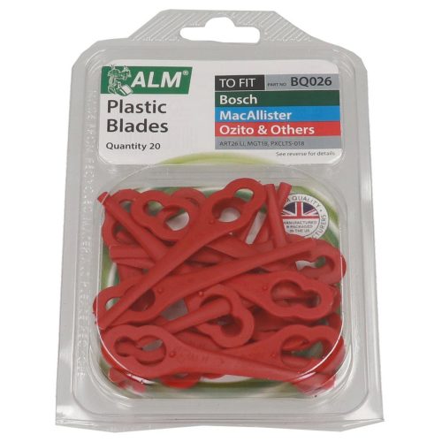 ALM Grass Trimmer BQ026 Plastic Blades - Pack Of 20