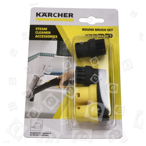 Set Di Spazzole Rotonde In Nylon Del Pulitore A Vapore - Confezione Da 4 Karcher